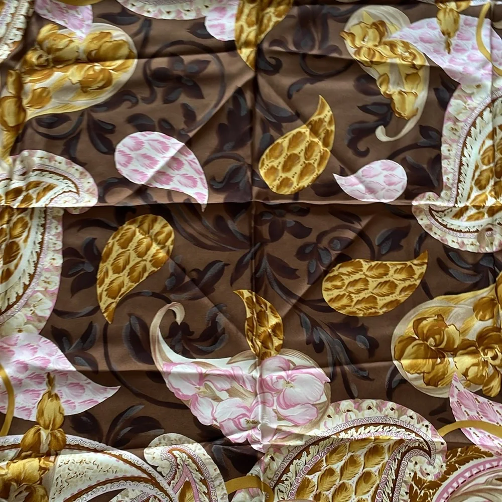 Christian Dior preowned scarf 33.5x34 inches